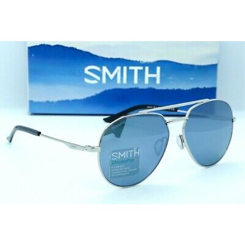 Smith Westgate Sunglasses Silver Frame / Platinum Chromapop Polarized Lens