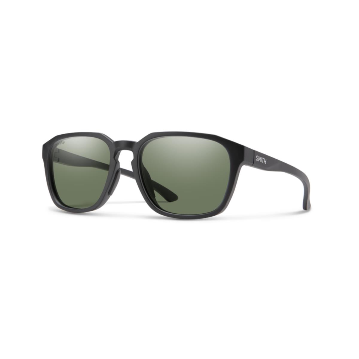 Smith Opitcs Contour Sunglasses Matte Black Chromapop Polarized Gray Green
