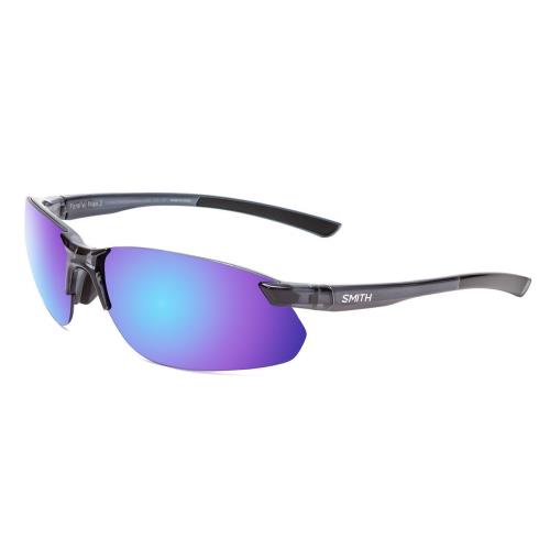 Smith Parallel Max 2 Sunglass Black Grey/carb Polarized Blue Mirror Ignitor Rose