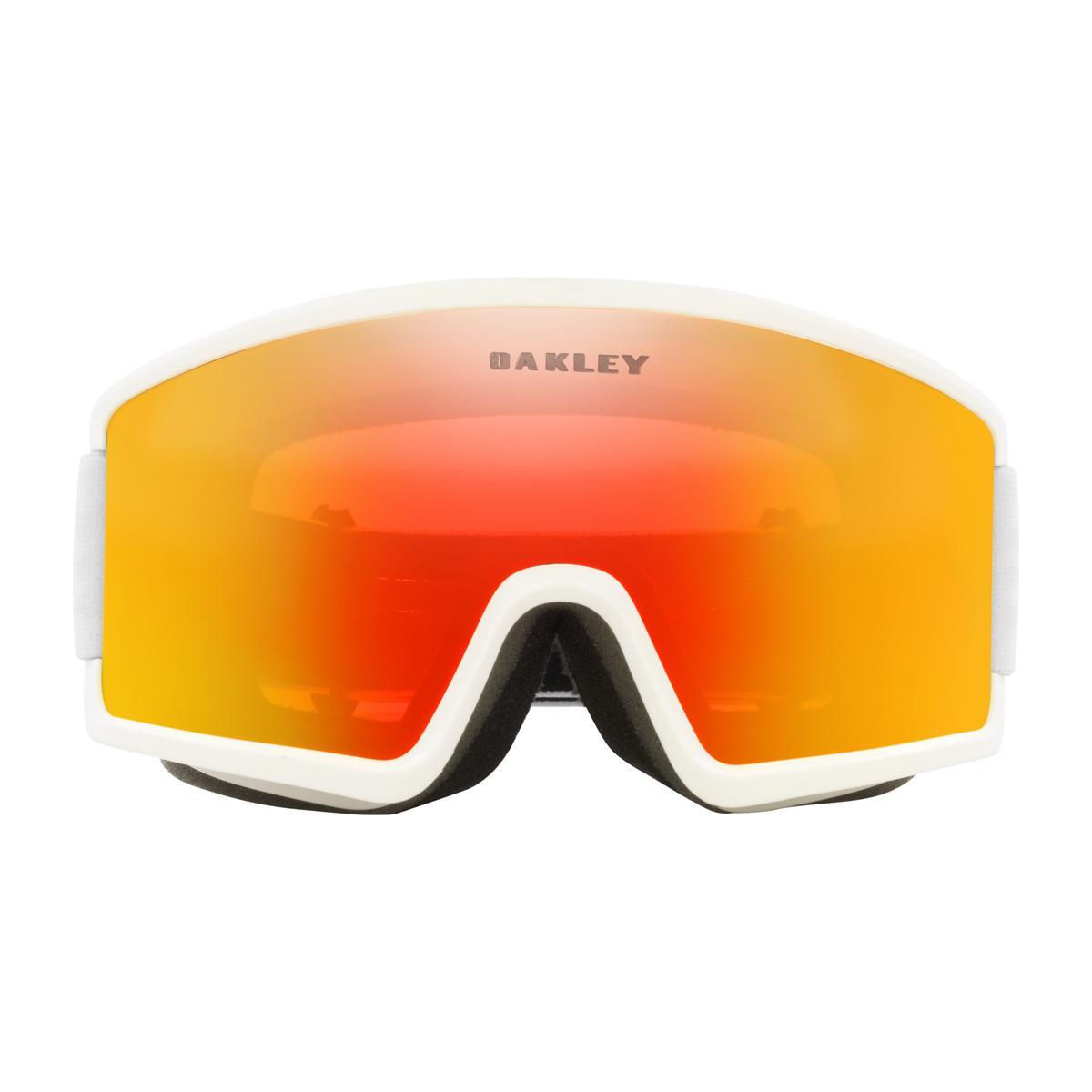 Oakley Target Line L Goggles 2024 MATTE WHITE with FIRE IRIDIUM Lens