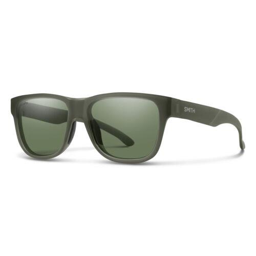 Smith Unisex Lowdown Slim 2 Lifestyle Sunglasses - Matte Moss Crystal Frame Ch - Frame: Gray