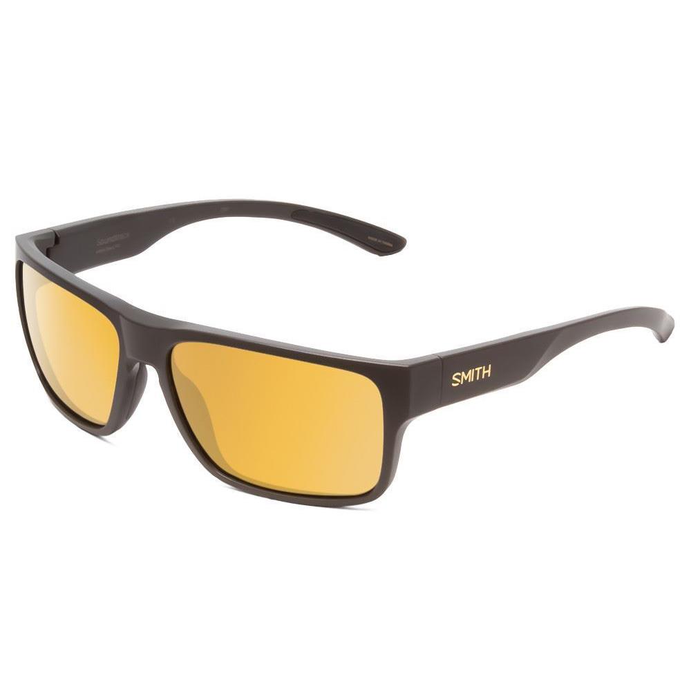 Smith Soundtrack Sunglasses Matte Gravy Grey/cp Polarize Bronze Gold Mirror 61mm