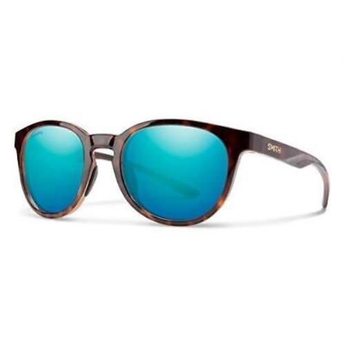 Smith Eastbank Sunglasses in Tortoise/chromapop Polarized Opal Blue Green Mirror