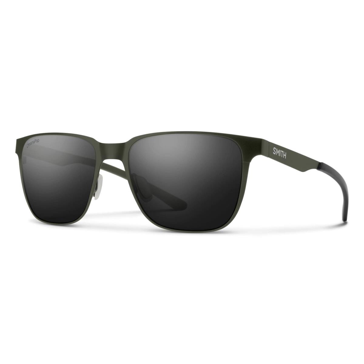 Smith Unisex Lowdown Metal Performance Sunglasses - Matte Moss Frame Chromapop - Frame: Black