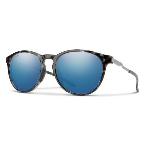 Smith Wander Lifestyle Sunglasses - Sky Tortoise/silver Chromapop Polarized Bl