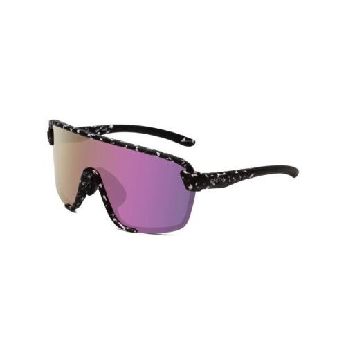 Smith Bobcat .5-Rimless Sunglasses Black Marble Tortoise/cp Violet Mirror+clear