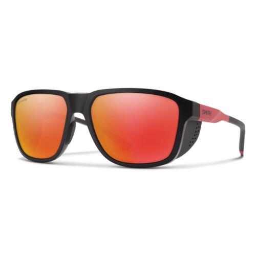 Smith Embark Sport Performance Sunglasses - Tnf Matte Black/horizon Red Frame