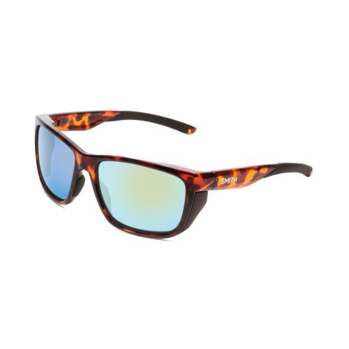 Smith Longfin Sunglasses in Tortoise/chromapop Glass Polarized Green Mirror 59mm