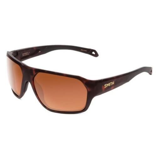 Smith Deckboss Sunglasses Matte Tortoise Brown Gold/cp Glass Polarize Brown 63mm