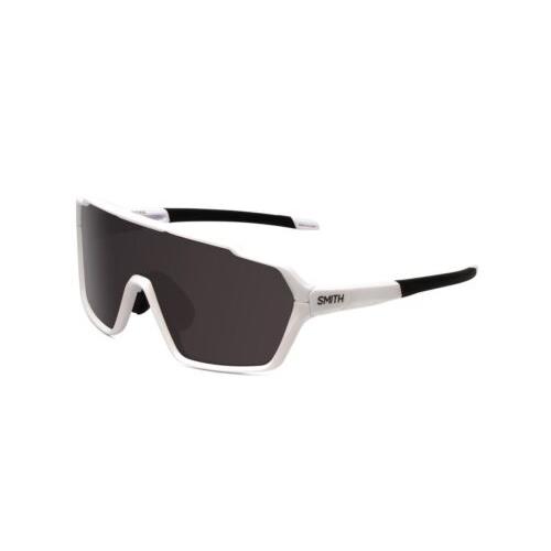 Smith Shift Mag Wrap Semi-rimless Sunglasses in Matte White/cp Black Clear 136mm