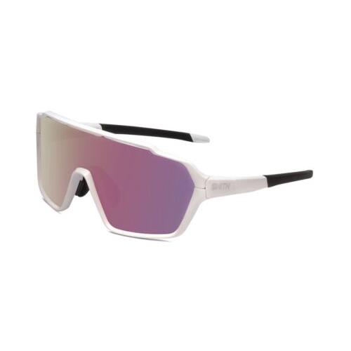 Smith Shift Mag .5-Rimless Sunglasses White/cp Violet Purple Mirror Clear 136 mm