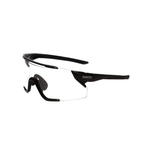 Smith Attack Mag Mtb Wrap Rimless Sunglasses Black/pc Clear/gray CP Amber 172 mm