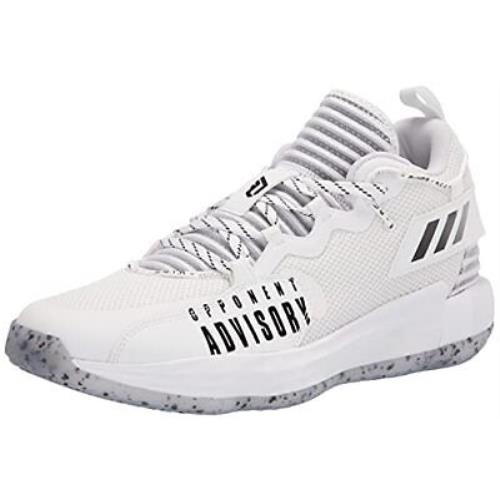Adidas Unisex Dame 7 Extply Basketball Shoe White/black 13.5 US Men