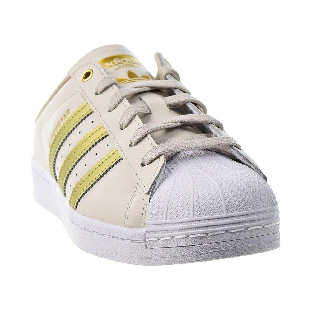 Womens Adidas Superstar Mule Size 9 Brown/gold/white Slip On Sneakers Shoes - Brown