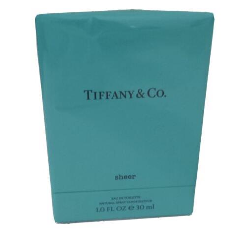 Tiffany Co. Sheer Eau de Toilette Spray For Women 1 fl oz