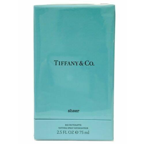 Tiffany Co. Sheer 2.5oz Women`s Eau de Toilette Spray
