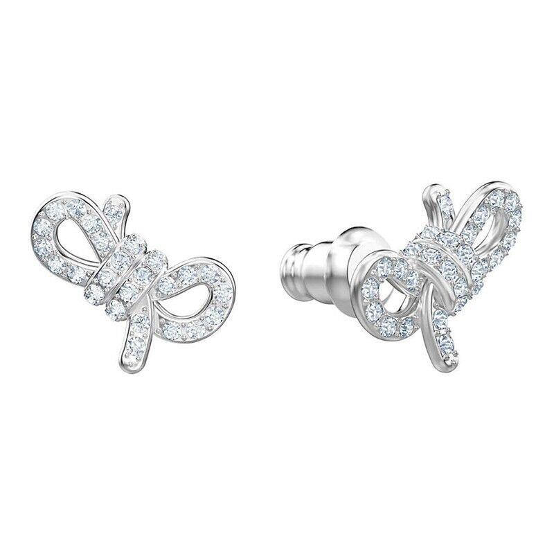 Swarovski Lifelong Bow Earrings Silver 5447080