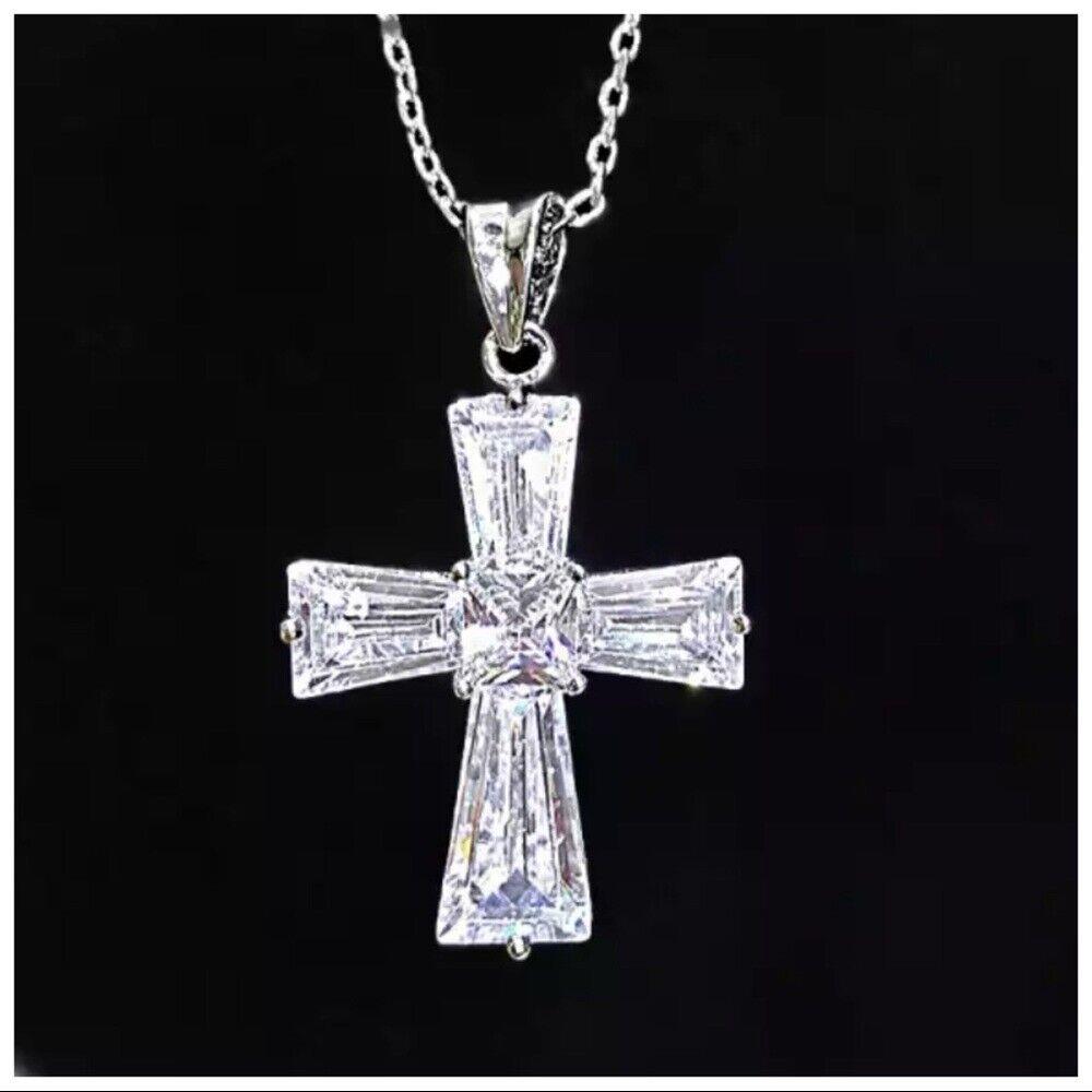 Made with Swarovski Crystals The Pheby Cross Necklace S1
