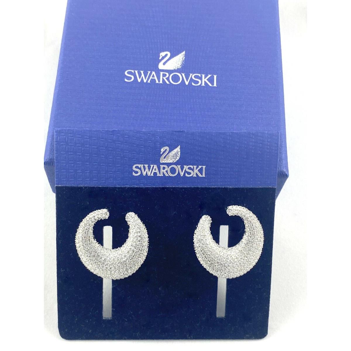 Swarovski Stone Pave Silver Earrings 5017145