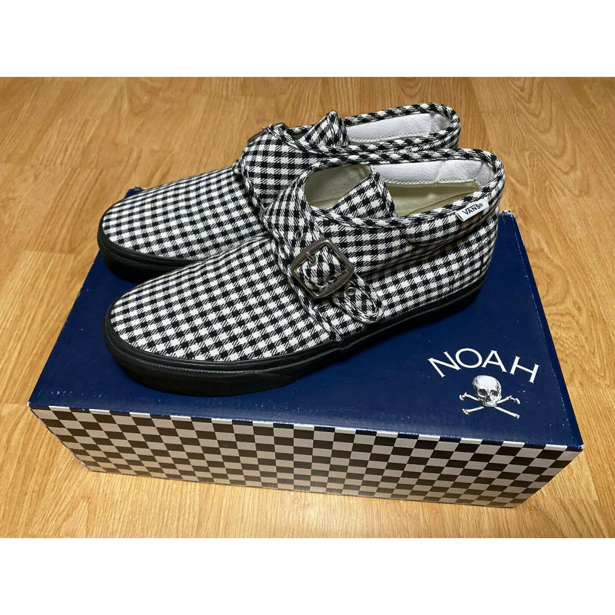 Noah NY X Vans Chukka MS Black White Houndstooth sz 9 Supreme Wtap