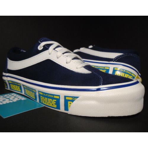 Vans Bold NI Rhude Plate Navy Blue White Old Skool Era Supreme VN0A3WLPTHG 5.5