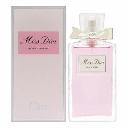 Miss Dior Rose N` Roses Eau De Toilette Spray By Christian Dior 3.4 Oz/ 100 ML