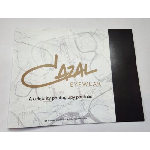 Cazal Eyewear Celebrity Photography Portfolio Look Book SZ 10.8 X 8.8 20 Pages