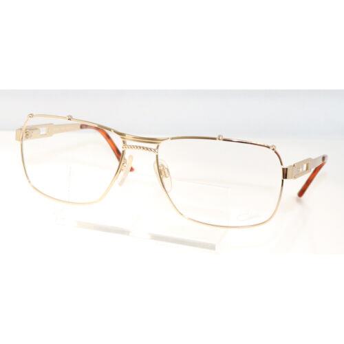 Unisex Cazal 7030 001 Gold Eyeglasses 60-17-145