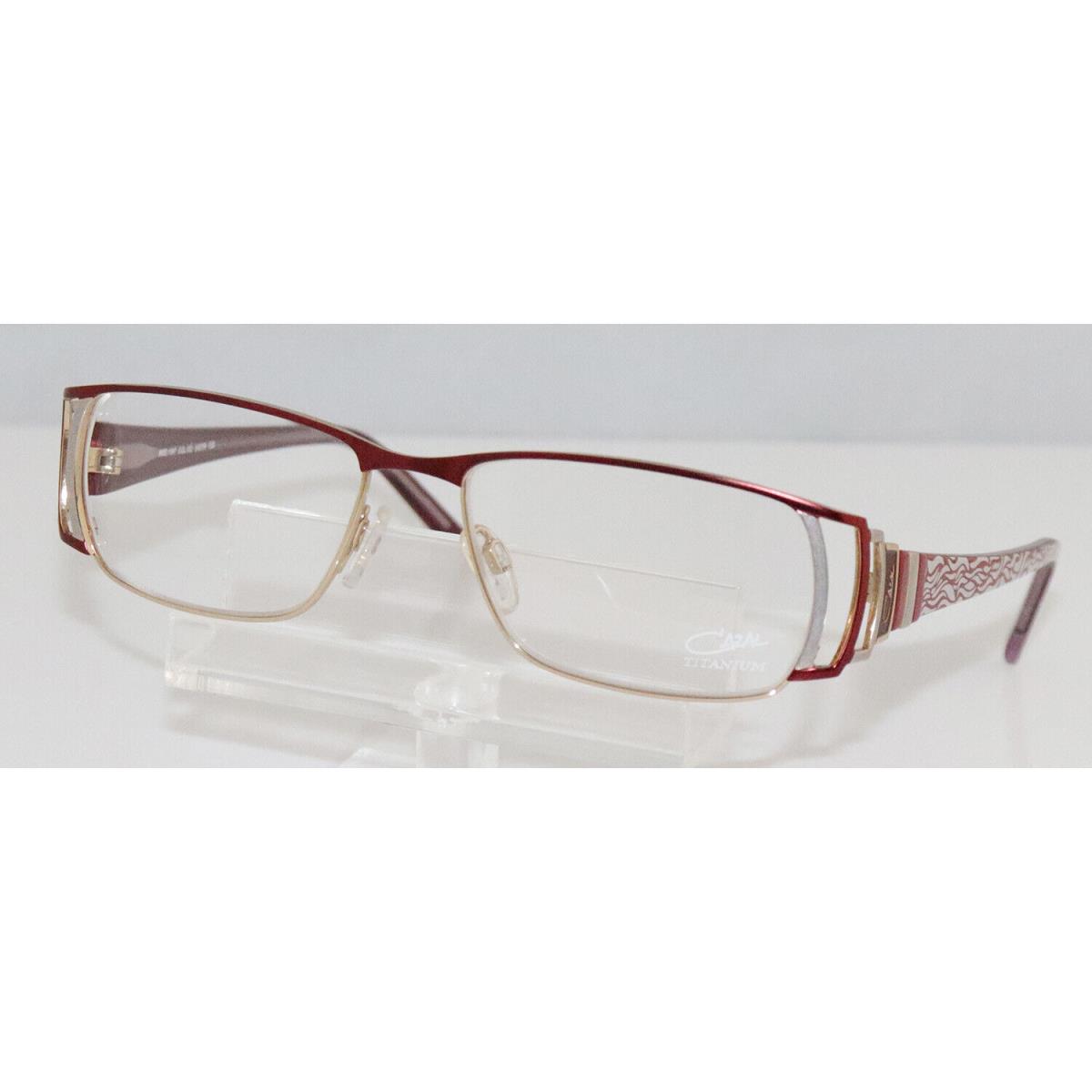 Women`s Cazal 1047 001 Matte Burgundy Gold Eyeglasses