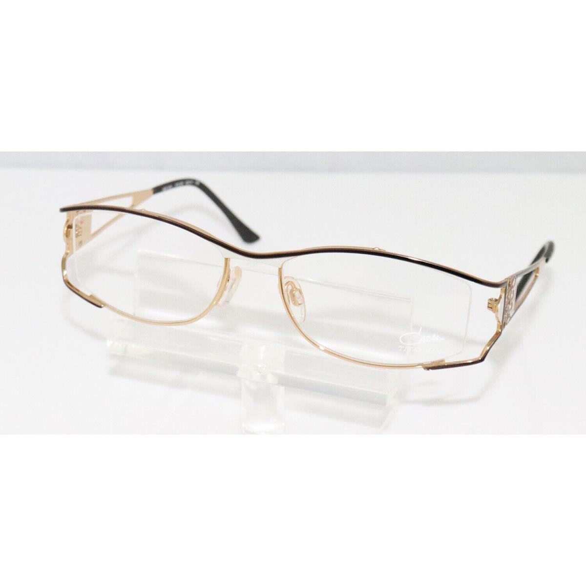 Women`s Cazal 1033 001 Brown Gold Eyeglasses 52-17-130