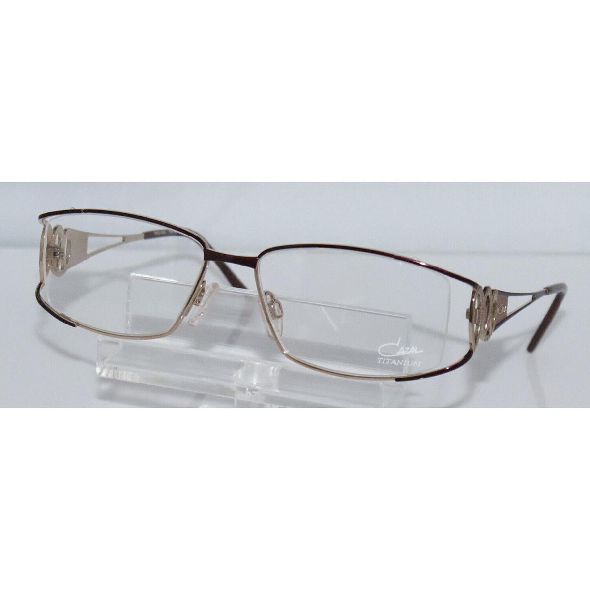 Women`s Cazal 1030 003 Bordeaux Gold Titanium Eyeglasses