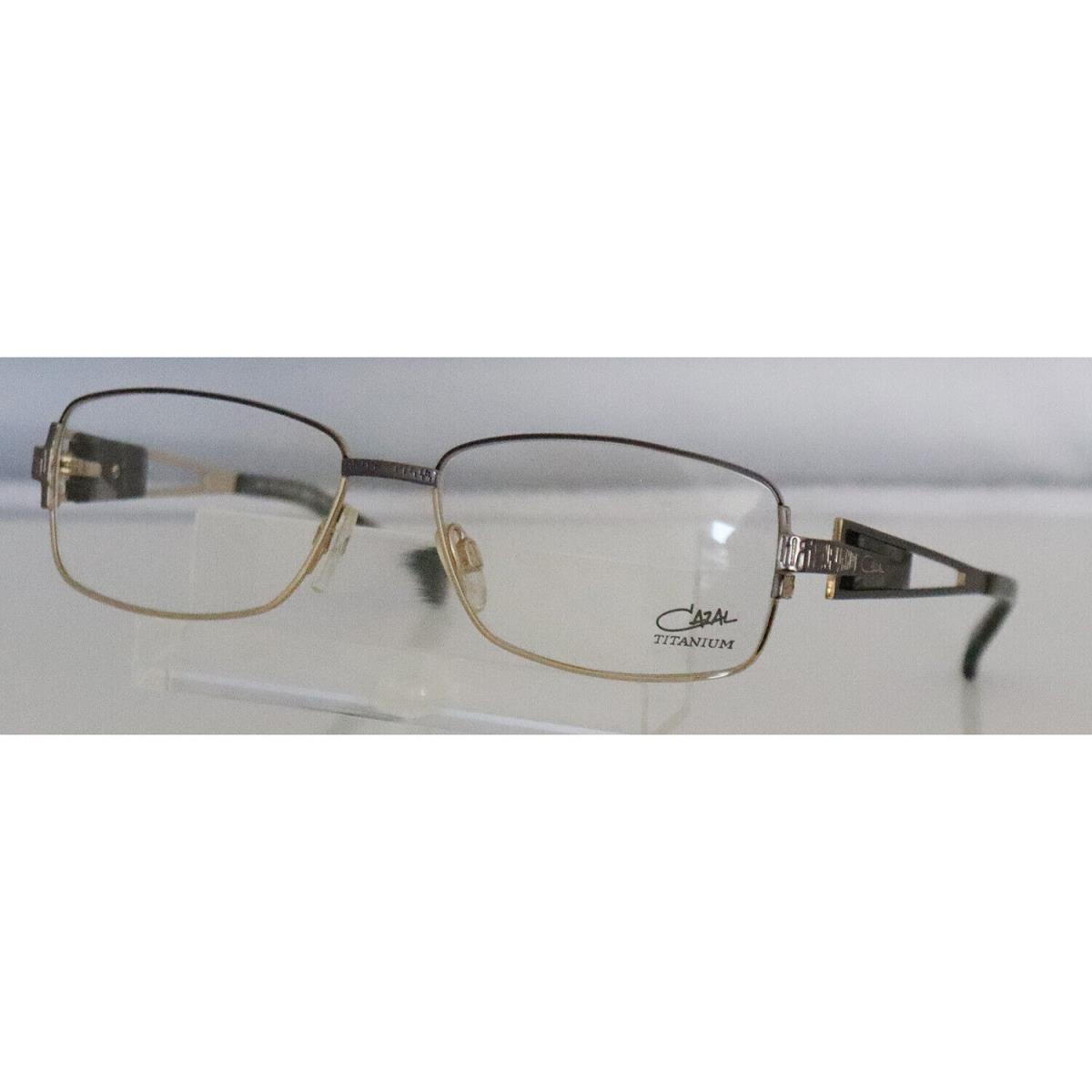 Unisex Cazal 1070 001 Gray Gold Titanium Eyeglasses 54-15-135