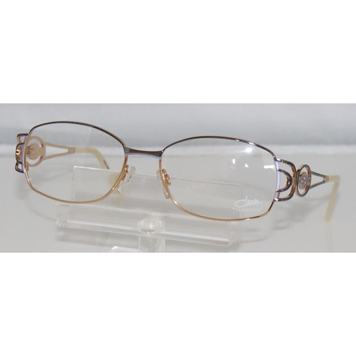 Women`s Cazal 1036 002 Blue Violet Gold Titanium Eyeglasses