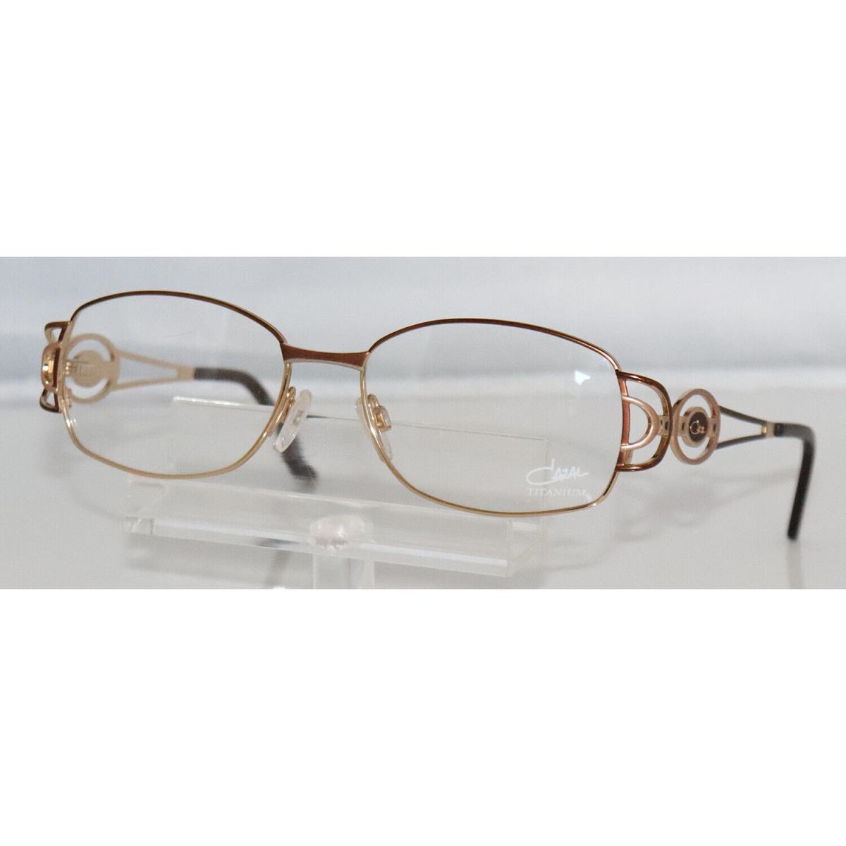 Women`s Cazal 1036 003 Brown Gold Eyeglasses 55-17-130