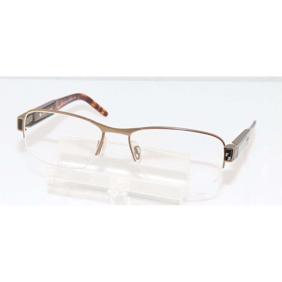 Unisex Cazal 7017 003 Brown Tortoise Semi Rimless Eyeglasses