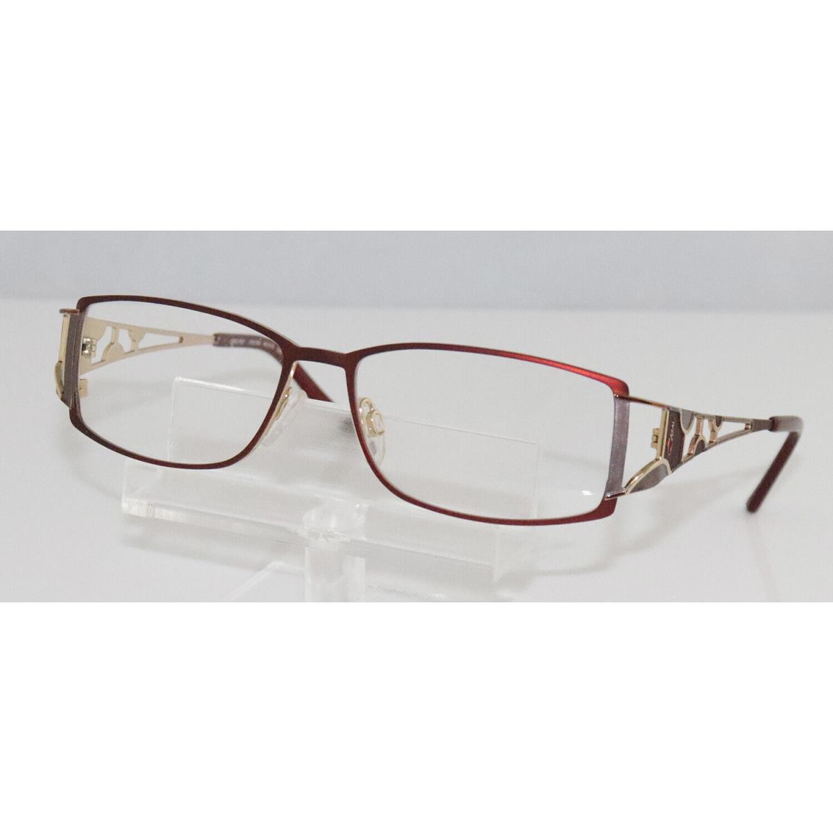 Women`s Cazal 1031 003 Matte Burgundy Gold Eyeglasses