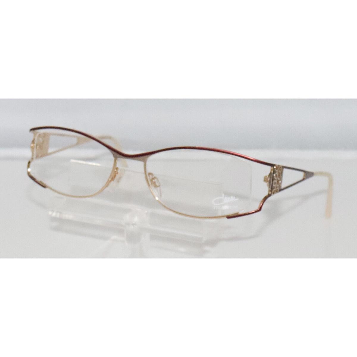 Women`s Cazal 1033 003 Burgundy and Gold Titanium Eyeglasses