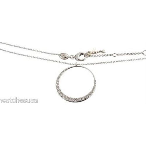 Fossil Jewelry JF00249040 Stainless Steel Crystals Necklace Cha