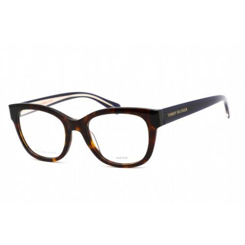 Tommy Hilfiger Men`s Eyeglasses Clear Lens Havana Plastic Frame TH 1864 0086 00
