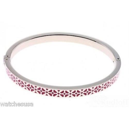 Fossil Stainless Steel Signatuare Enamel Bangle- Pink Jf00591040m