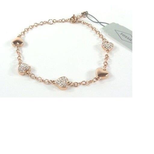 Fossil charms rosegold best sale