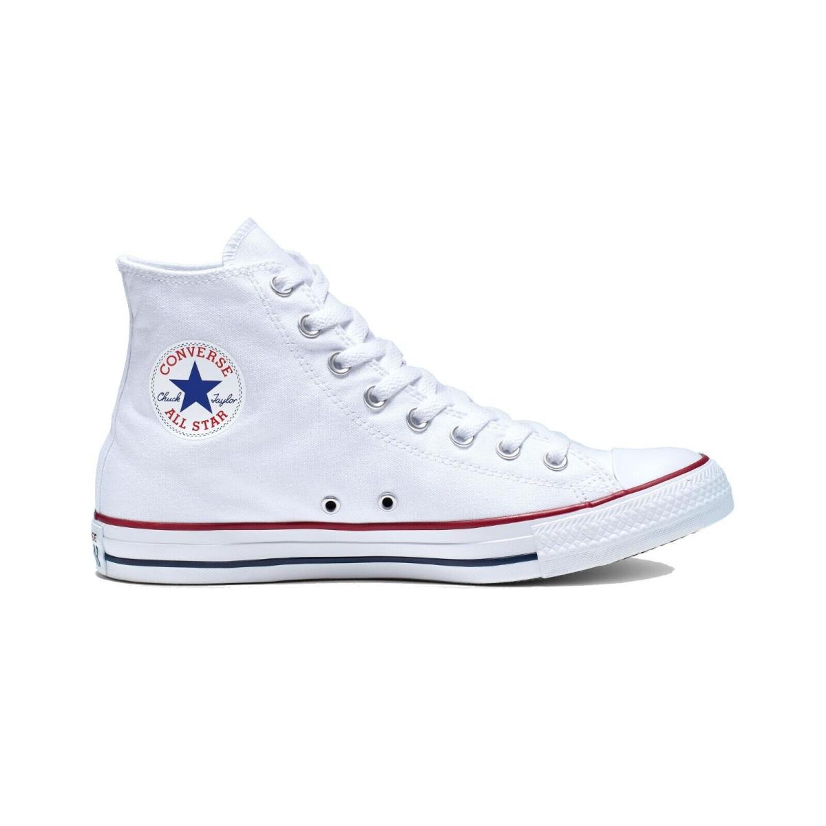 Converse Adult Unisex Chuck Taylor All Star Hi Top Optical White M7650