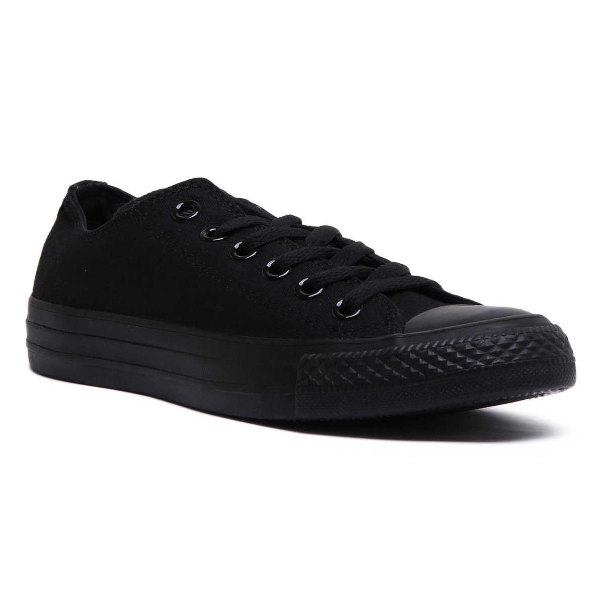 Converse M5039 Unisex Lace Up Low Top Canvas Sneakers In Black Size US 4 - 11 Black