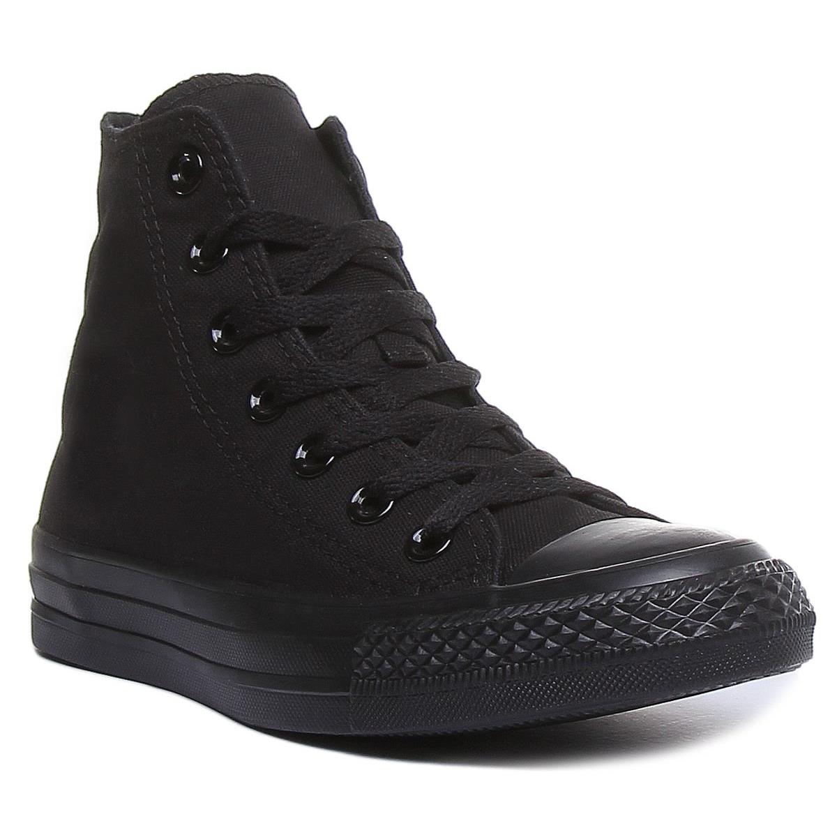 Converse M3310Ct As Hi Top Sneaker Black Mono Lace Up Unisex Size US 5 - 13 Black