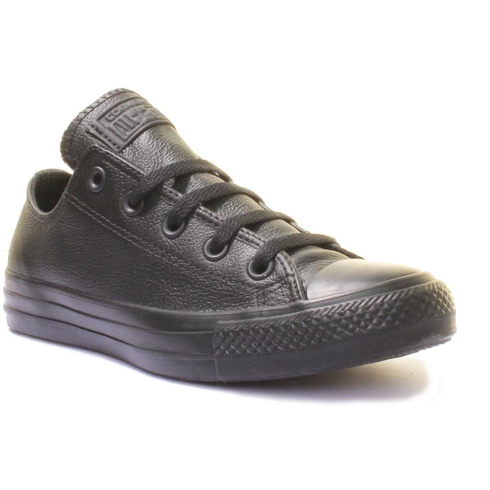 Converse 135253 Ct As Ox Unisex Low Leather Sneakers In Black Size US 3 - 12