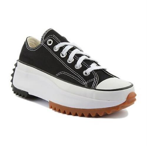 Converse 168816 Run Star Hike Ox Unisex Low Sneaker In Black White Size US 3- 12 - BLACK WHITE