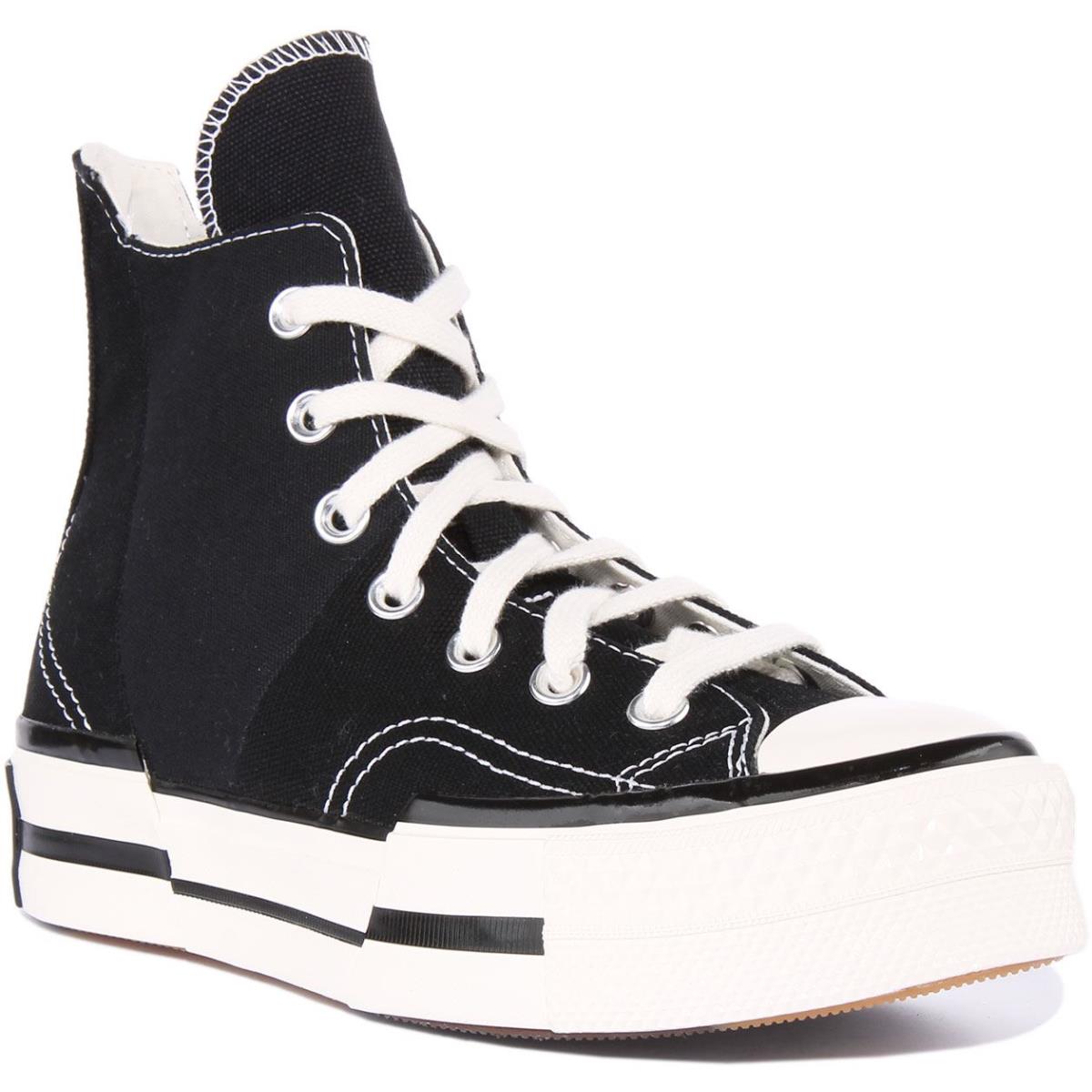 Converse A00916C Chuck 70 Plus Hi Unisex High Sneakers In Black US 4 - 8 BLACK