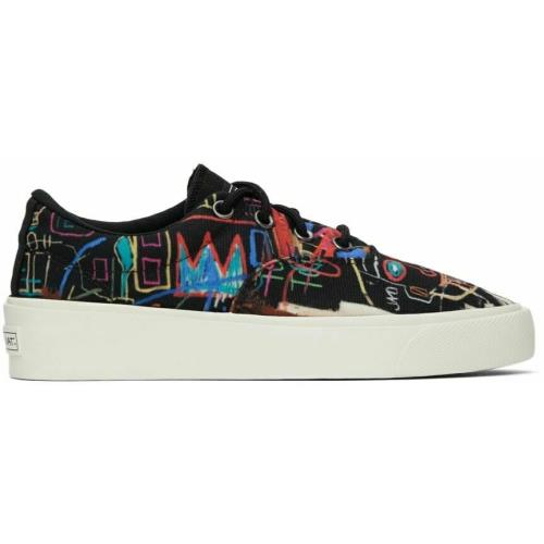 Converse Jean Michel Basquiat Ed Skidgrip Low Black Sneakers - Black / Multi