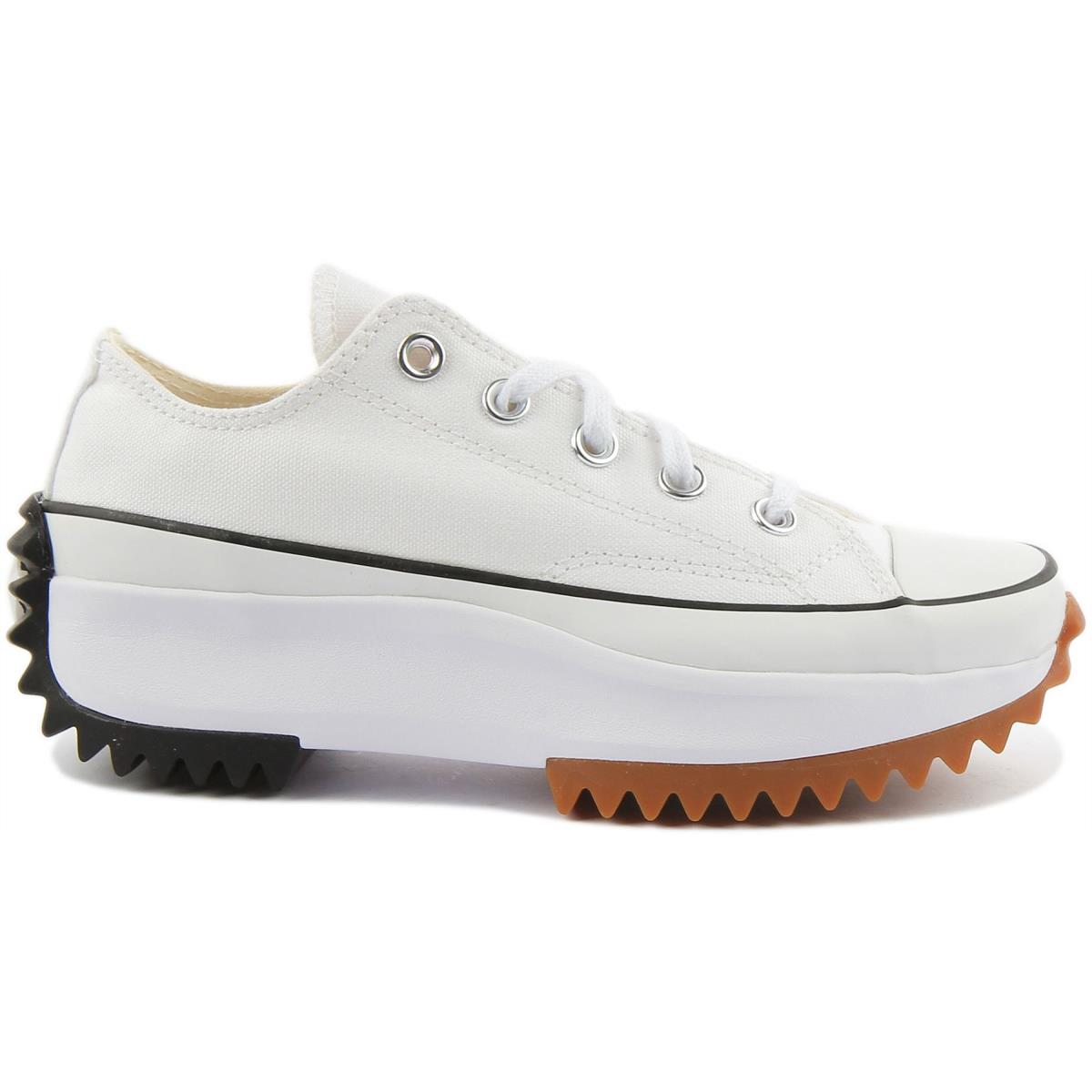 Converse 168817 Run Star Hike Ox Unisex Platform Sneaker In White Size US 3 - 12 WHITE