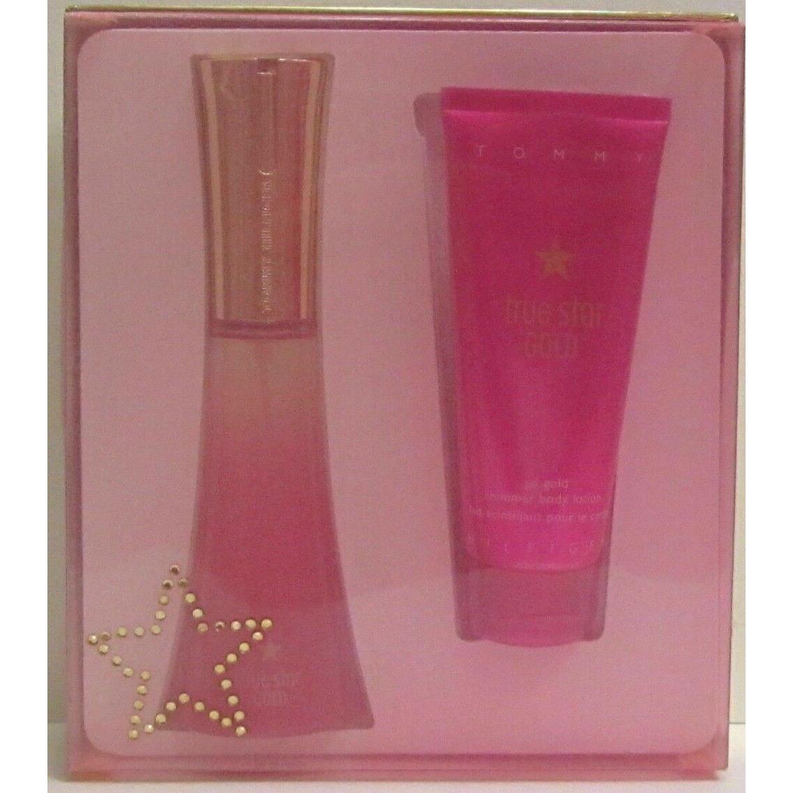 True Star Gold by Tommy Hilfiger Women 2 Pieces Set 2.5 oz Edt + 3.4 oz Lotion